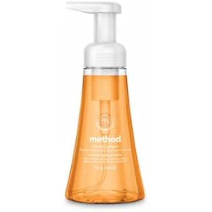 Method FOAMING HAND WASH, ORANGE GINGER, 10 OZ PUMP BOTTLE, 6/CARTON - Image 1